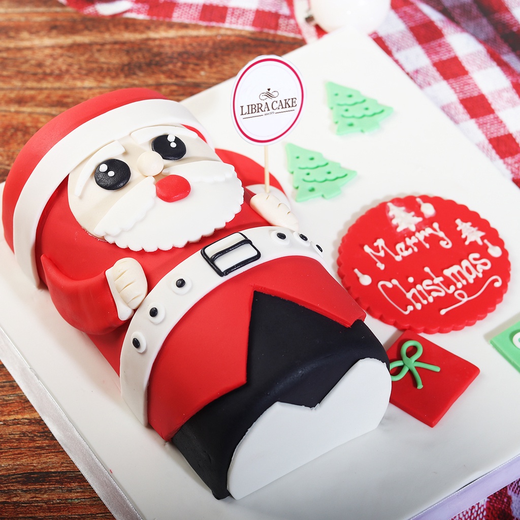 

SANTA ROLL CAKE | Kado Xmas | Parcel Parsel Murah | Hampers Natal