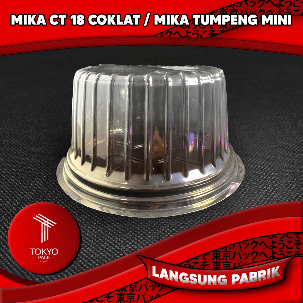 Mika Tumpeng Mini Coklat / Mika Bolu Bulat / MIka Tumpeng Mini CT18