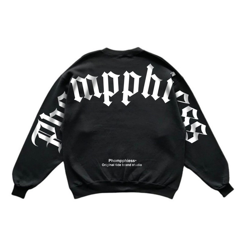 PHOMPPHIESS Sweater Crewneck Sablon Sweater Pria Wanita