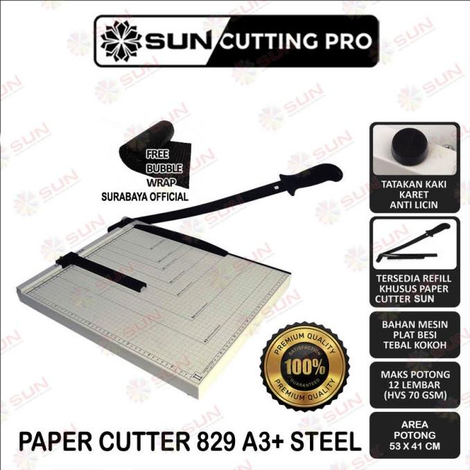 

Alat Potong Kertas ukuran A3+ / B3 ( Paper Cutter A3+ / B3 ) - PREMIUM