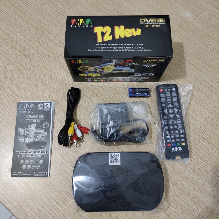 TERLARIS Tanaka Set Top Box dvb T2 HD Tanaka STB TV DIGITAL T2 NEW /SET TOP BOX TV DIGITAL/SET TOP