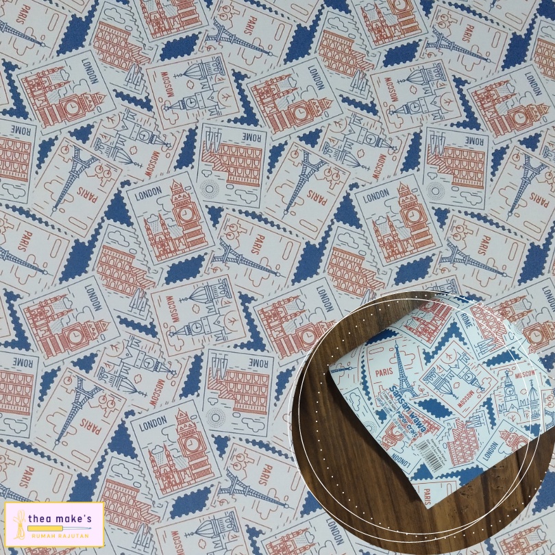 

Kertas Kado Sansan Wawa Motif Fancy Perangko Paris Putih / Bungkus / Kado / Wrapping Paper