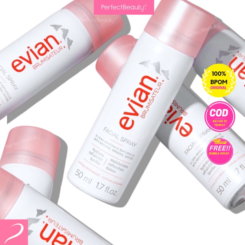 Evian Facial Spray [50/150/300ml] ✓100% ORI ✓BPOM