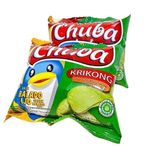 SNACK CHIKI CHUBA KERIPIK SINGKONG 3 RASA PER 1 PCS [SWEETSPACE]