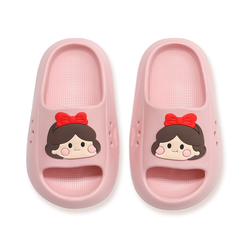 LittleAaron SNOWWHITE 001 Sandal Slop Import Anak Perempuan Lucu Fashion Termurah Model Kekinian Casual