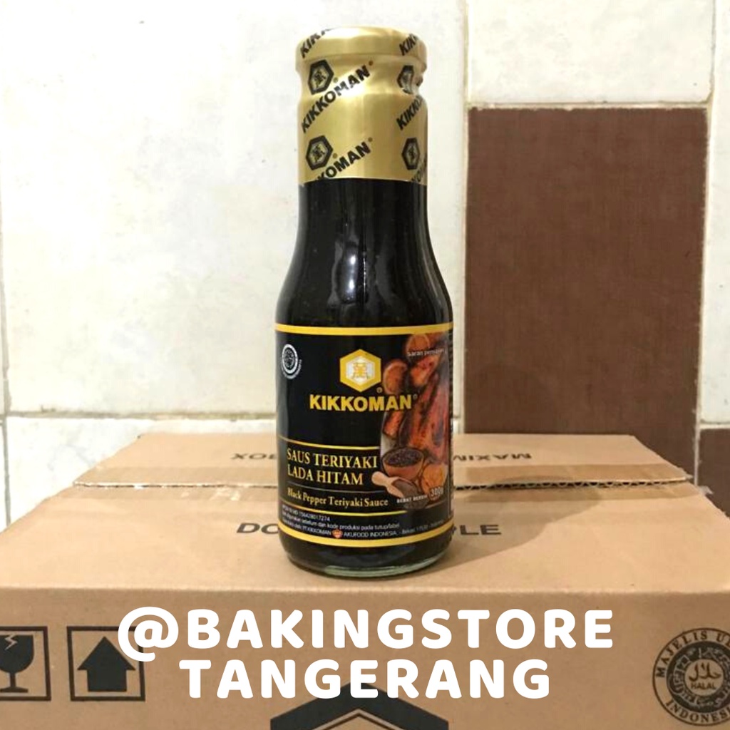 

Kikkoman Black Pepper Teriyaki Sauce | Saus Teriyaki Lada Hitam 300 g