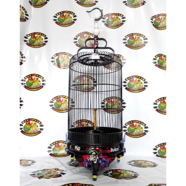 SANGKAR BURUNG BRANJANGAN//SANGKAR BULAT BRANJANGAN DIAMETER 34 TEBOK PVC//SANGKAR BURUNG BRANJANGAN