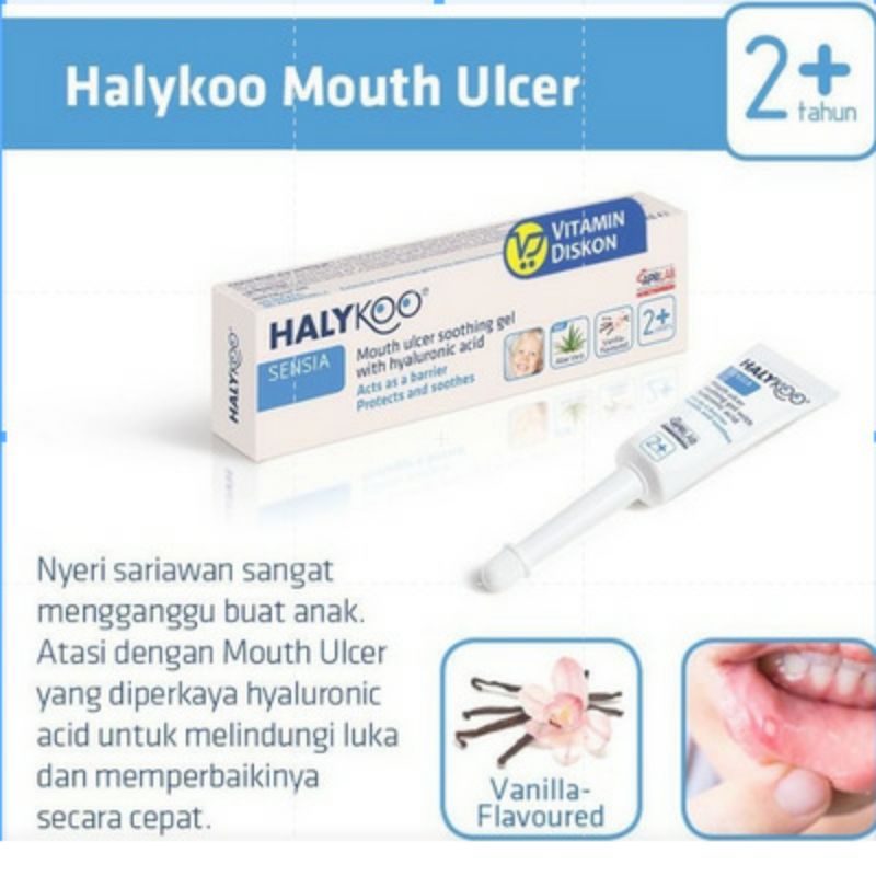 Halykoo Mouth Ulcer Gel 10gr Sariawan Anak