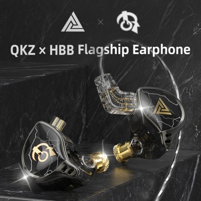 QKZ x HBB Titanium-Coated Diaphragm Driver HiFi In Ear Earphone alt CCA CRA KZ EDX Ultra 7hz Salnotes Zero