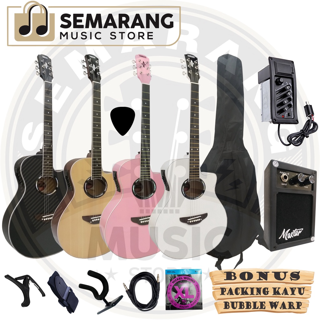 Gitar Akustik Elektrik APX Tanam Besi Preamp 7545R