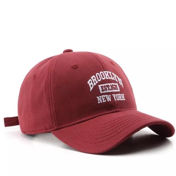 Topi Baseball Unisex Bordir Simple COD