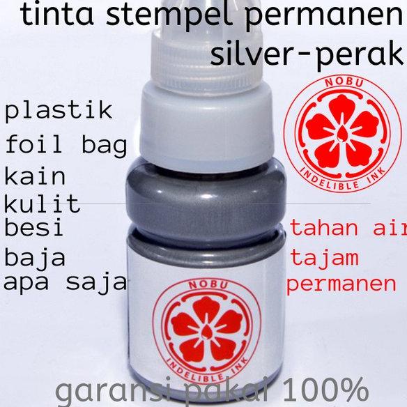 

Terlaris Tinta Stempel Permanen Warna Silver - Perak - Plastik - Foil - Besar Termurah