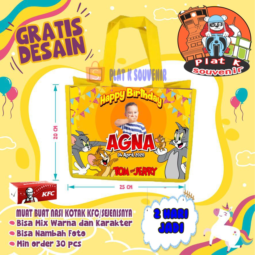 

Share: Tas Ultah / Tas Ulang tahun Anak / Goodie Bag Unicorn / Goodie Bag Ulang Tahun / Harga Murah / Muat Box KFC