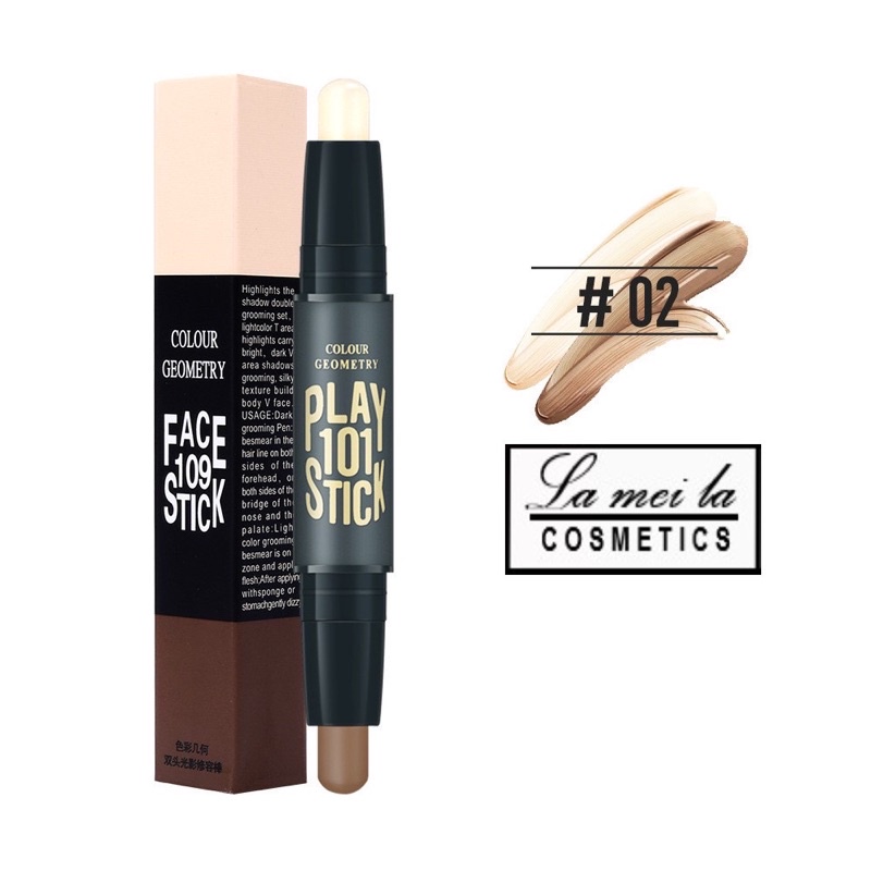 LAMEILA Colour Geometry Face 109 Stick Contour Duo Cocealer Stick LM-1002