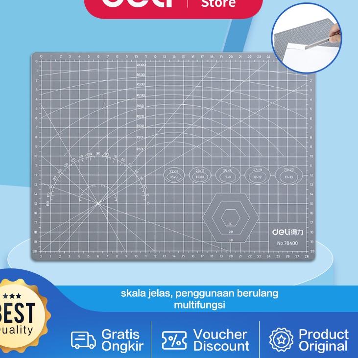 

═╬═ Deli Alas Potong Kertas Cutting Mat Serba Guna 78400 78401 78402
