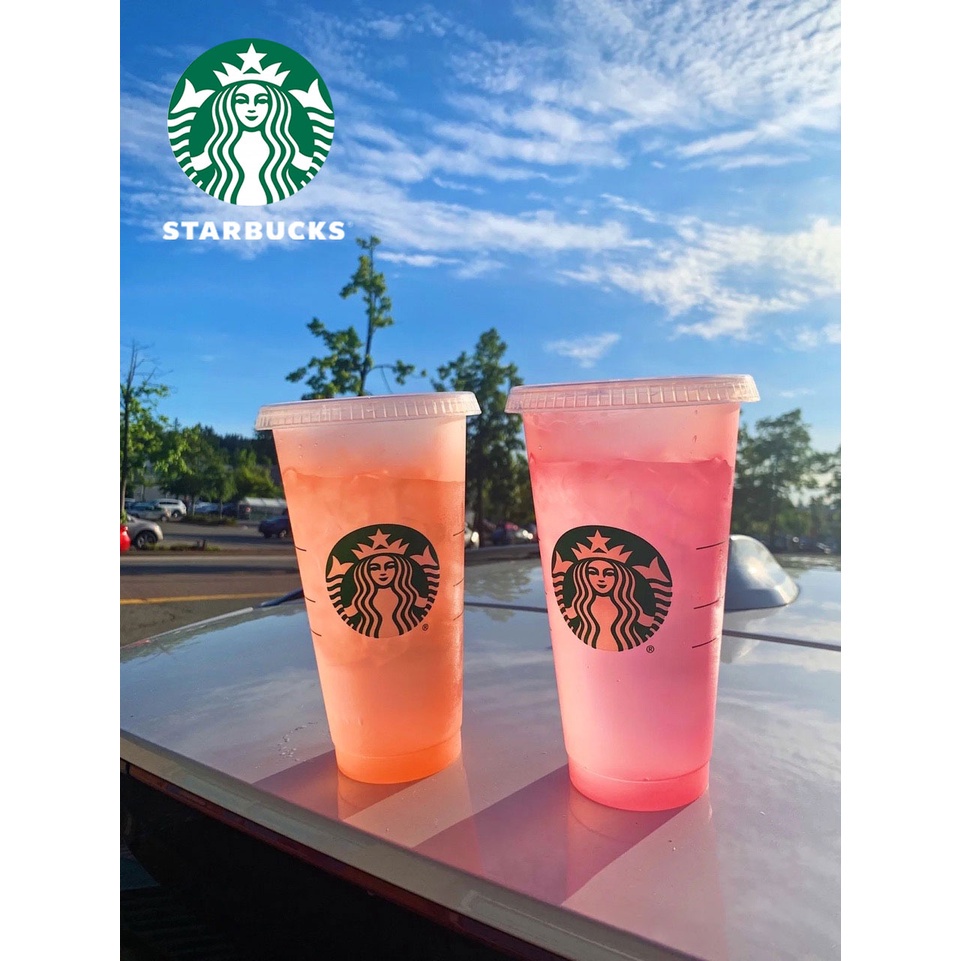 Starbucks Color Changing Cups 5 Colour Reusable Tumbler Cup Original Box Starbuck