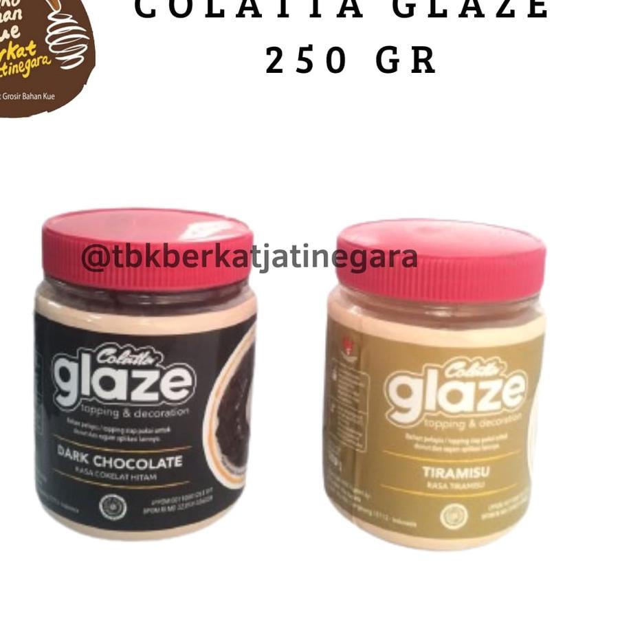 

GGD♚ COLATTA GLAZE 250 GR / DOUGHNUT TOPPING DONAT DONUT PISANG NUGGET FRESHH