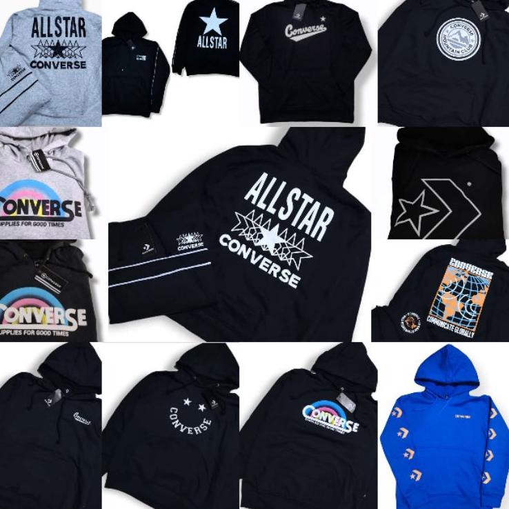 Rekomendasi hoodie converse hodie converse jaket converse hoodie allstar hoodie global converse smil