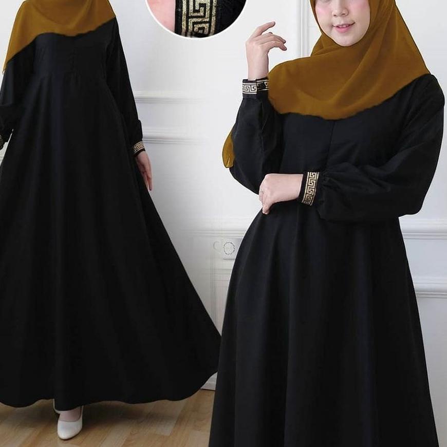 COD✔️Others Gamis Putih Modern Dress Wanita Putih Polos 2022 Gamis White/ Gamis Putih/ Gamis Umroh /