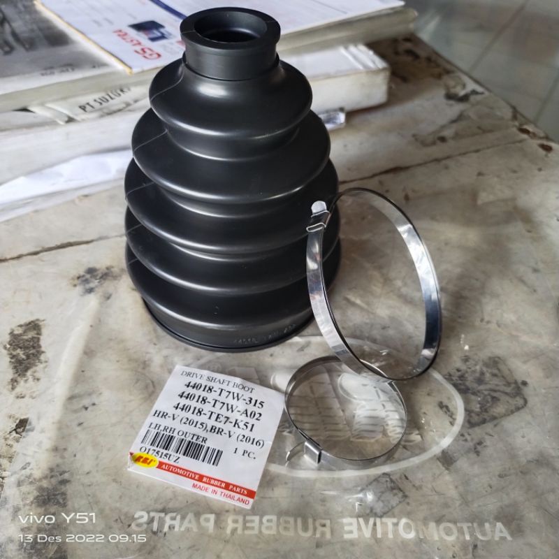 boot as roda luar honda brv/honda hrv merek RBI original thailand