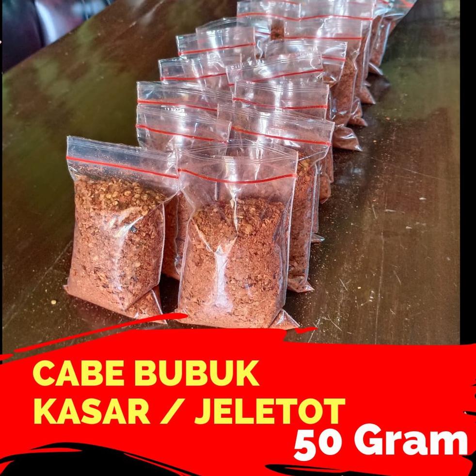 

₫ Chili Flake Cabe Bubuk Kasar 50 Gram ❦