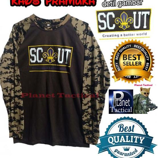 Z(1T») Kaos Baju PDL Loreng Pramuka SCOUT terviral