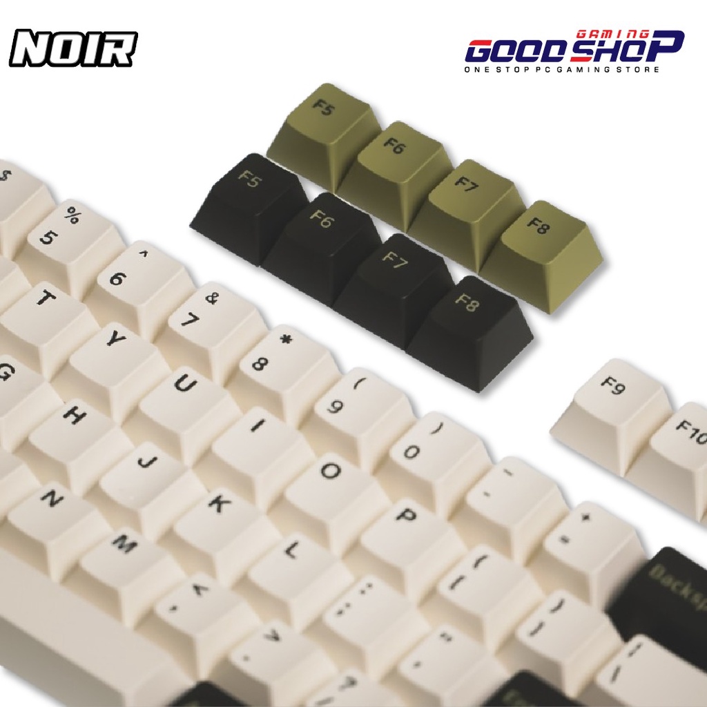 Noir Olive (168 Key Set) - Keycaps
