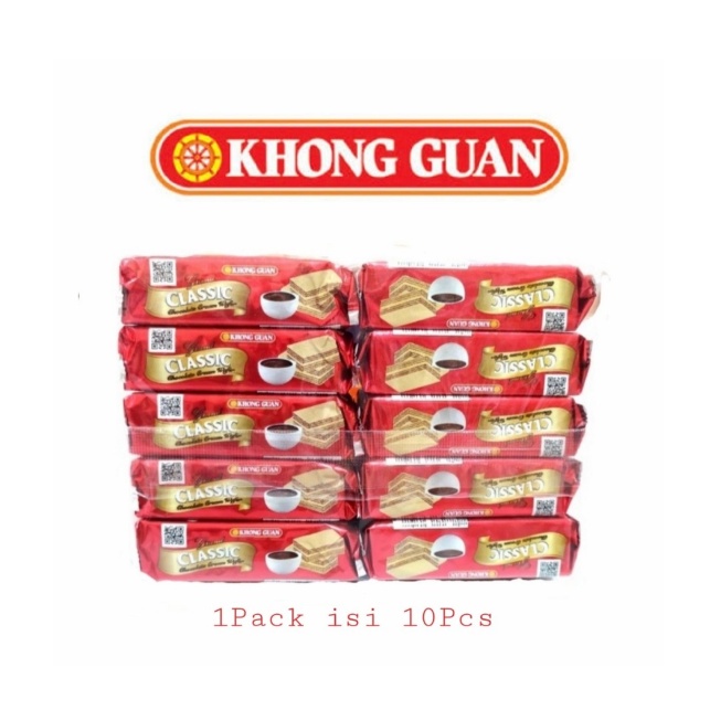 

Khong Guan Classic Wafer Chocolate (1 pak 10pc)