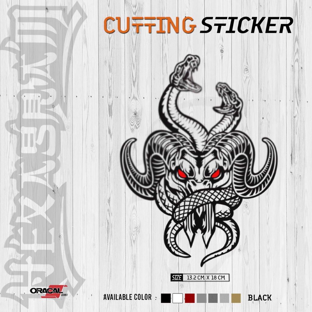 Cutting Sticker DeadSquad  Band Snakegoat Logo | Stiker Cutting Deadsquad Snakegoat | Deadsquad | Sn