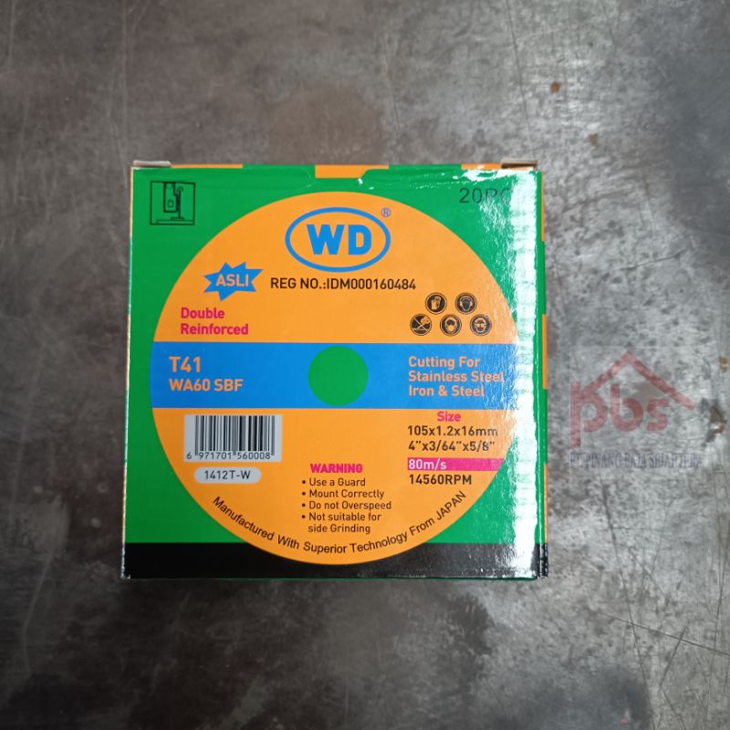 [KARGO] (DUS) GERINDA POTONG / RESIBON / WD TIPIS / CUTTING WHEEL 4"