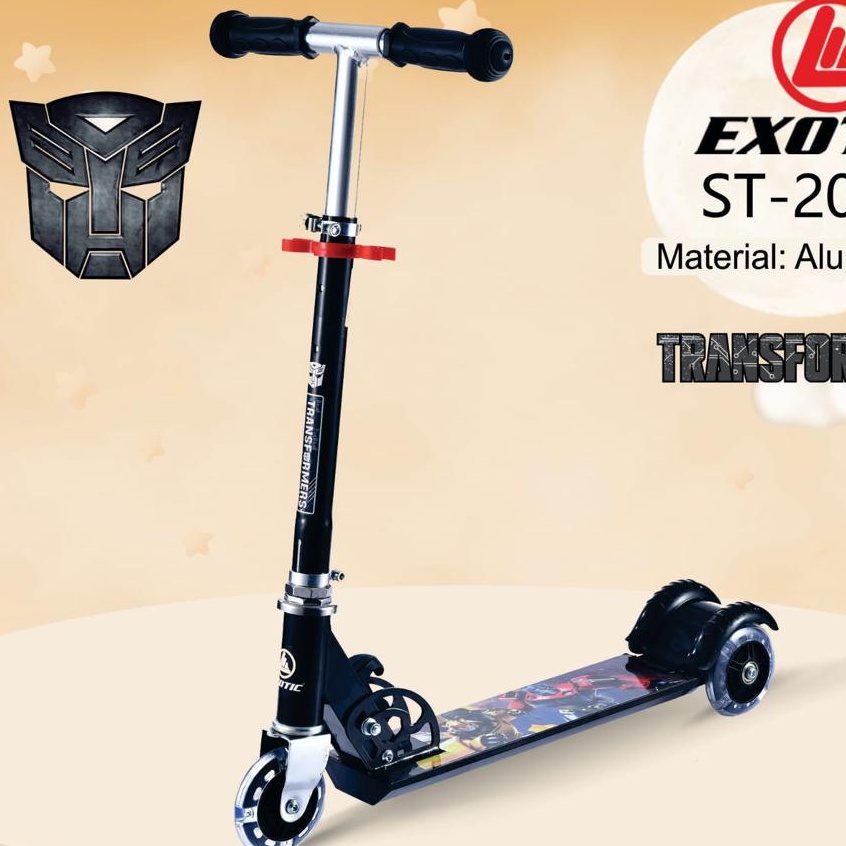 Otoped Exotic ST 2009 ST 2015 ST 2020 Transformers Justice League Batman Superman Flash Green Lantern Skuter Anak Sekuter Scooter Otopet ST2009 ST2015 ST2020