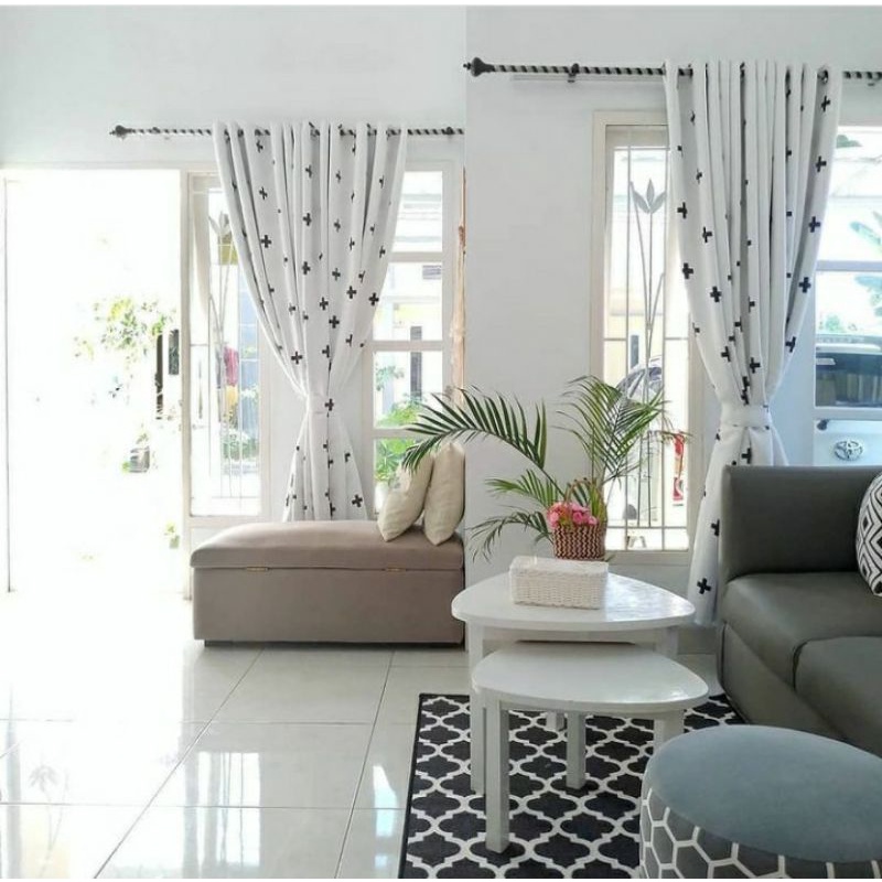 Gorden blackout import motif gorden minimalis