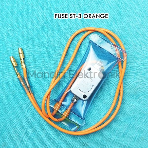 Defrost Fuse Kulkas Orange 2 Kabel - Bimetal Kulkas 2 Kabel Orange