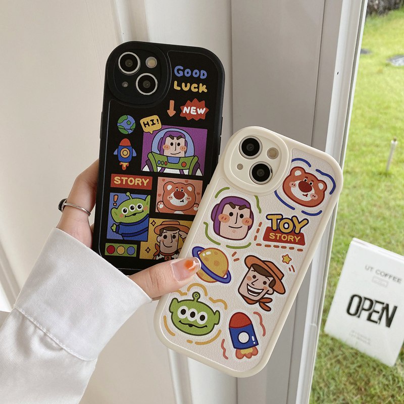 Toy Story Black Soft Case OPPO A9 A5 A31 A53 A33 2020 A7 A5S A12 A11K F9 F11 A15S A35 A52 A92 A54 A36 A96 A83 A57 A3S A16 A1 Pro Reno 35 6 7Z 9 Telepon Hitam Case Pria Man