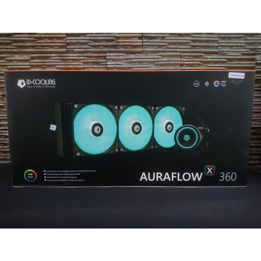 FAN PROCESSOR ID-COOLING AURAFLOWX 360 RGB SYNC