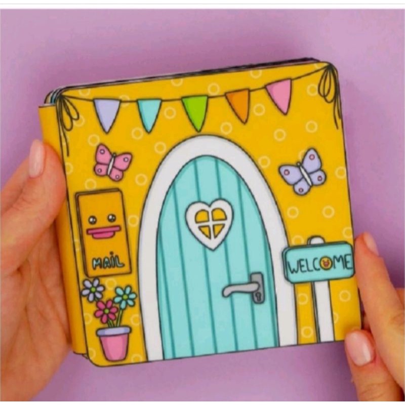 BEBEK VIRAL Doll Quite Book Paper Duck Mainan Edukasi Anak