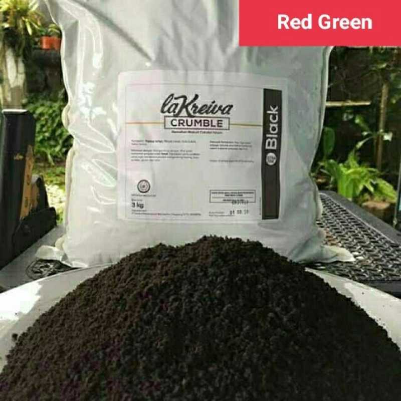 

La kreiva Bubuk Black 100gr / Topping kue Halus