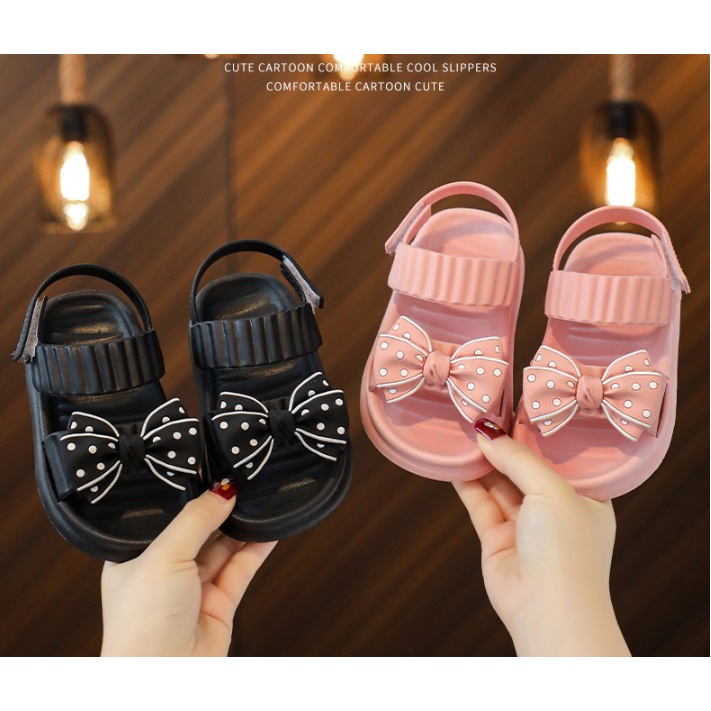 Sandal Anak Perempuan Import PITA POLKADOT JH - 1032 IMPORT NYAMAN EMPUK