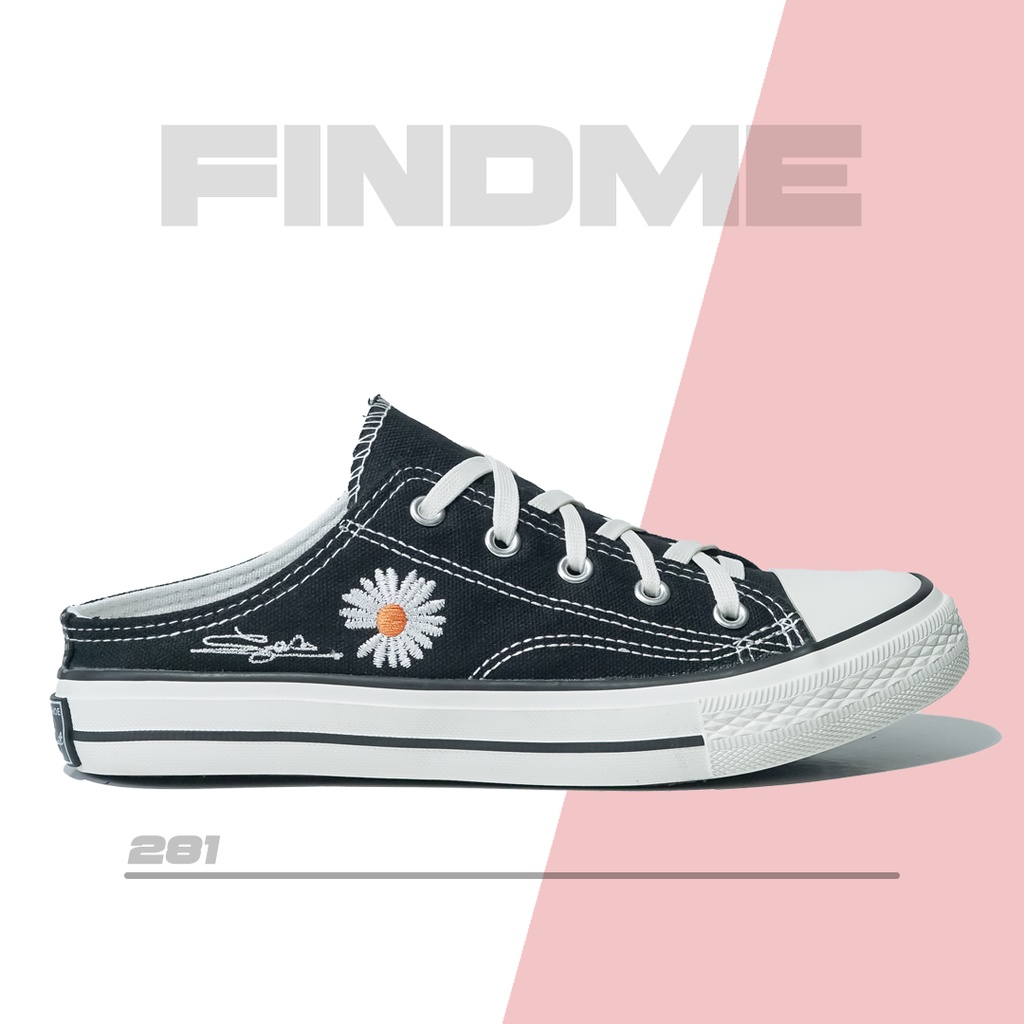 SEPATU SELOP SNEAKER WANITA KANVAS NYAMAN COMFY COCOK REMAJA DEWASA PRAKTIS 281