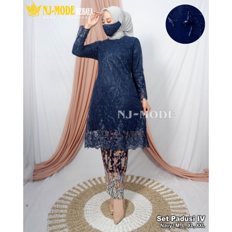 SET TUNIK PADUSI 3| STELAN KEBAYA WANITA| KEBAYA PESTA| KEBAYA WISUDA| OUTFIT BAJU PESTA WANITA| KEBAYA KONDANGAN| KEBAYA TUNIK