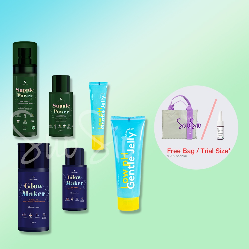 [BPOM] [Sale] [Near ED] Somethinc Glow Maker Toner Supple Supple Power Onsen Essence Toner Jelly Cle