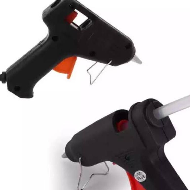 

Pistol Lem Tembak Kecil 20 Watt / Hot Melt Glue Gun / Lem Tempak Home Frozen Paket Isi Refill ヸ