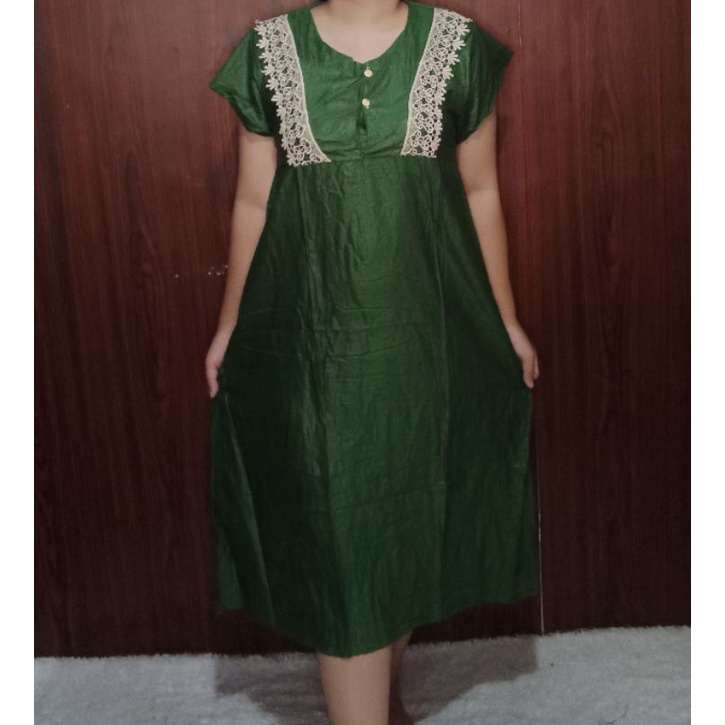 Daster Payung Polos Renda