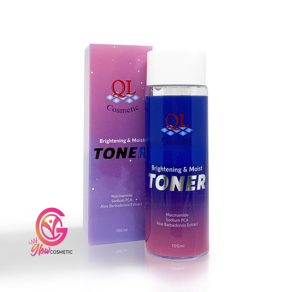 QL COSMETIC BRIGHTENING &amp; MOIST TONER 100ML