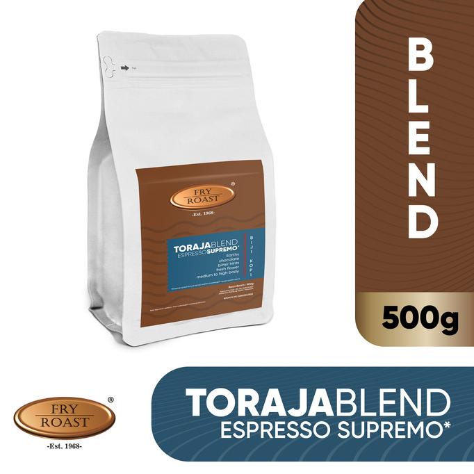 

[BISA COD] KOPI TORAJA BLEND ESPRESSO SUPREMO 500 GRAM BIJI DAN BUBUK