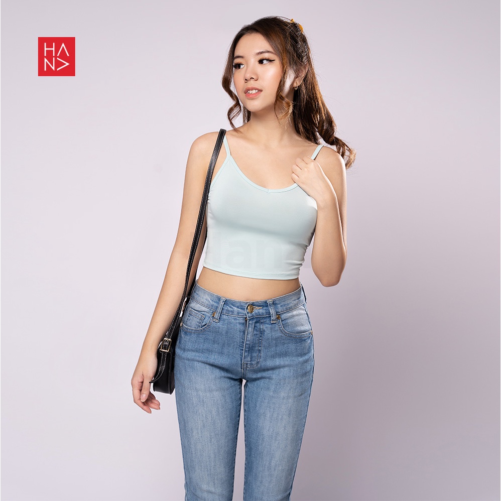 Hana Fashion - Aurora Basic Tank Top Crop Wanita  - TT035