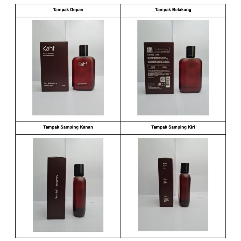 KAHF Eau De Parfume EDP Saffron Oud &amp; Revered Oud All Varian 100ml