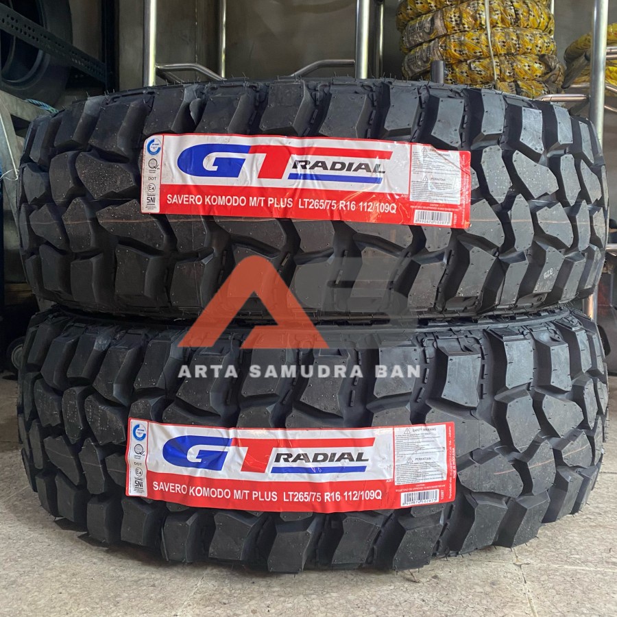 Ban GT Radial Gajah Tunggal Savero Komodo M/T MT Plus 265 / 75 R 16 R16