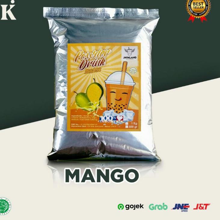 

Free Ongkir Bubuk Minuman Bubble Powder Drink Mangga / Mango ORIGINAL Javaland 1kg
