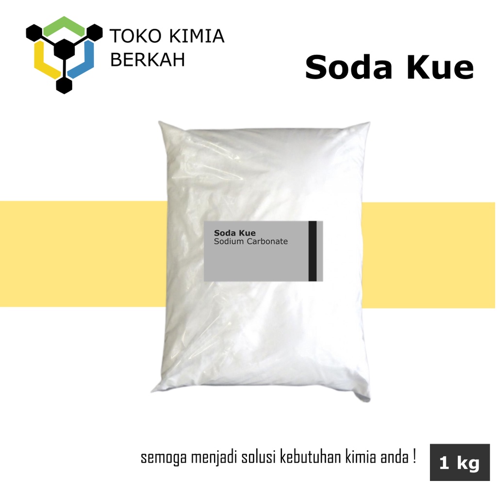 

Baking Soda 1 KG/ Soda Kue / Sodium Bicarbonate Ex. Novabay Food Grade